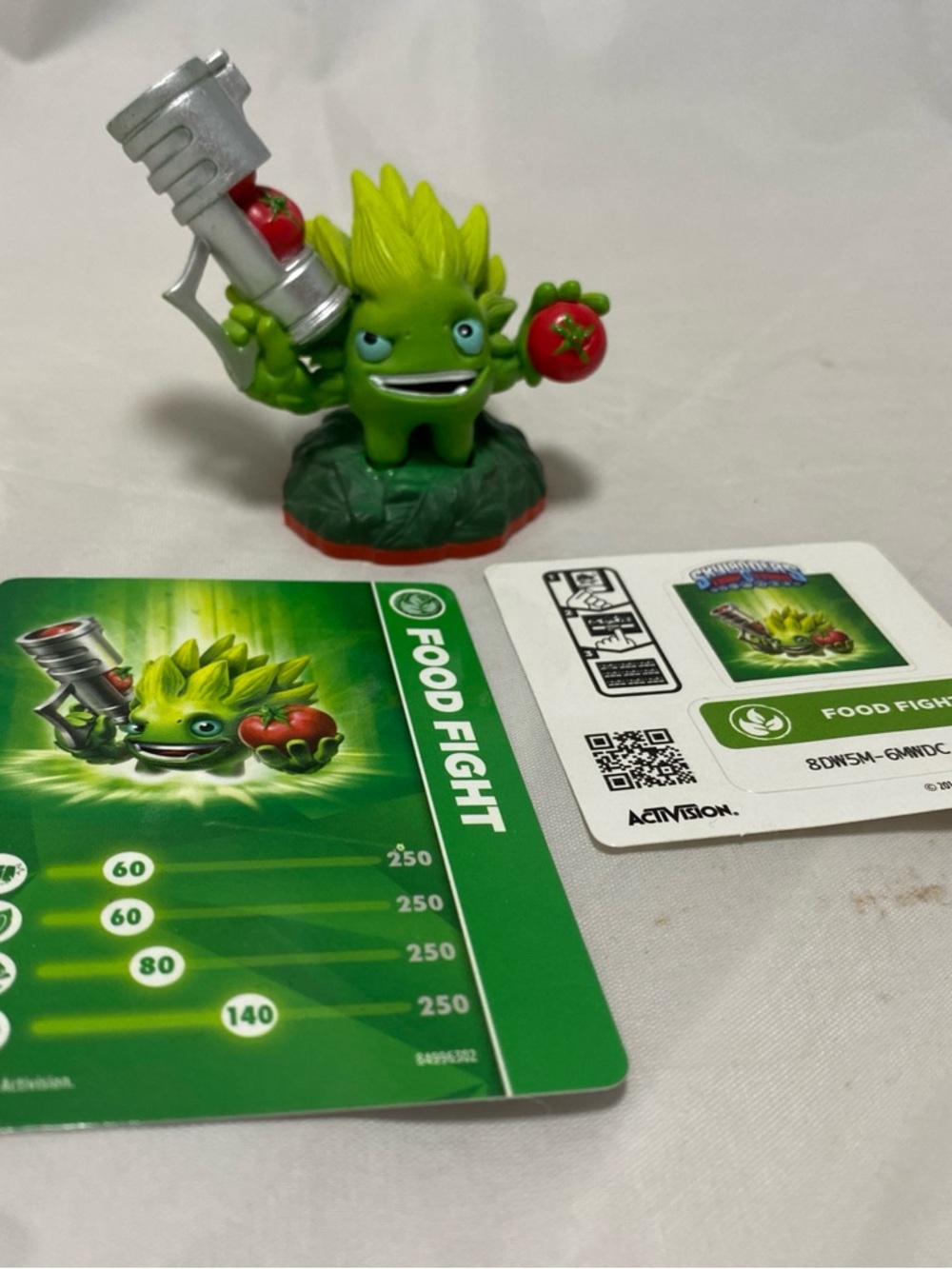 Food Fight Green Reptile Pet Figure - Collectible Game Character